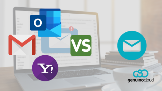 Diferentes compañías de correo electrónico