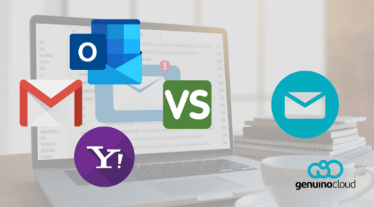 Diferentes compañías de correo electrónico